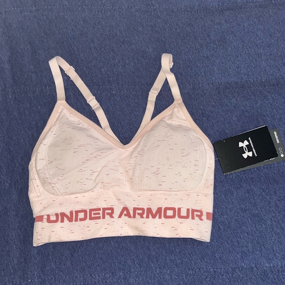 NWT Under Armor women’s pink sports bra XS